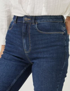 FatFace Bisley Denim Bermuda Shorts|Women Shorts
