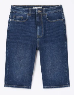 FatFace Bisley Denim Bermuda Shorts|Women Shorts