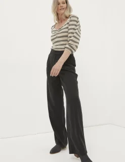 FatFace Blake Wide Leg Drape Trousers|Women View All