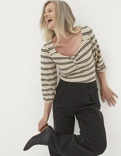 FatFace Blake Wide Leg Drape Trousers|Women View All