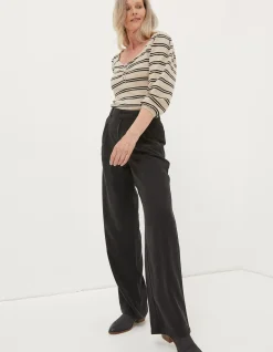 FatFace Blake Wide Leg Drape Trouser|Women Trousers & Leggings