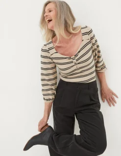 FatFace Blake Wide Leg Drape Trouser|Women Trousers & Leggings