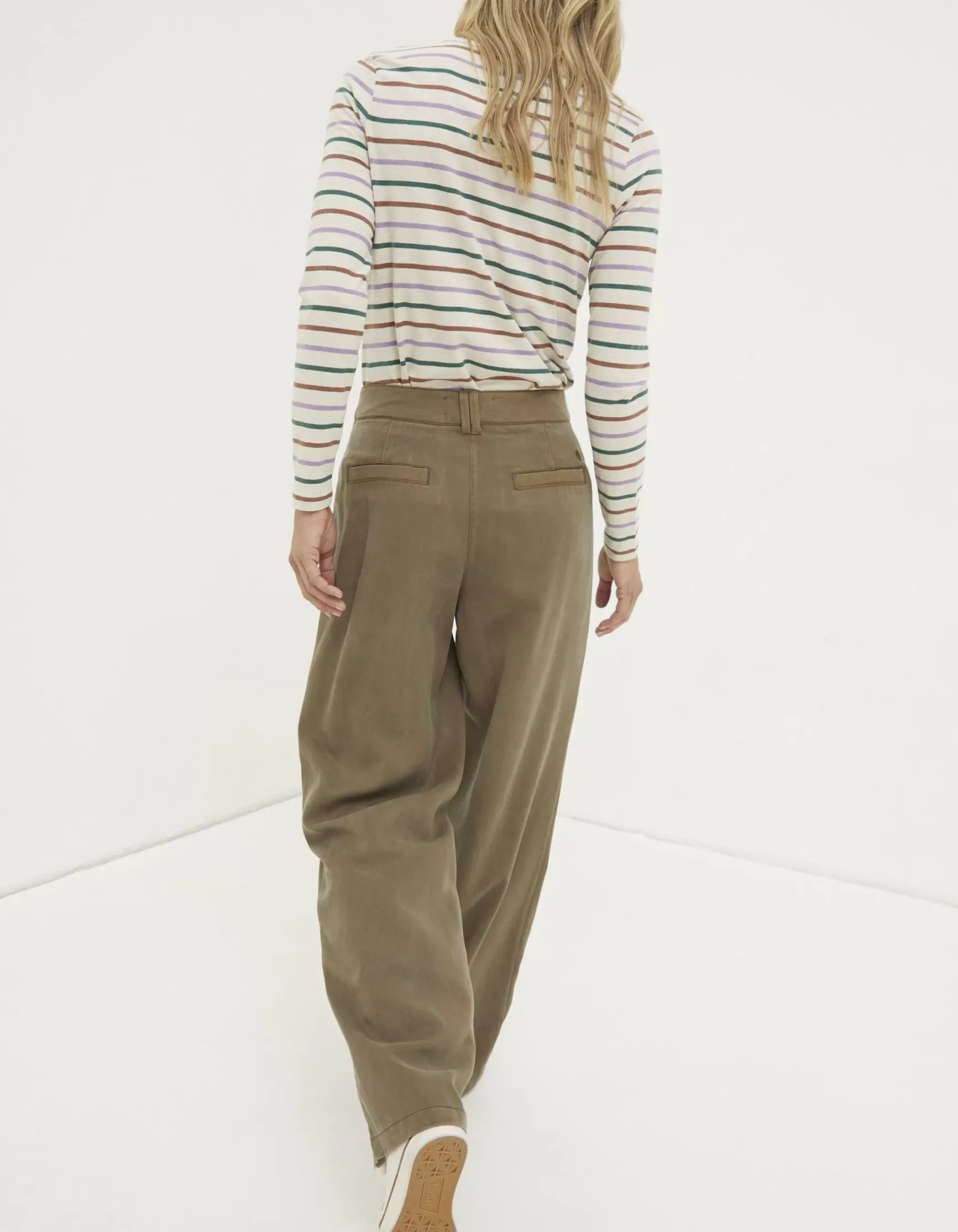 FatFace Blake Wide Leg Drape Trousers|Women View All