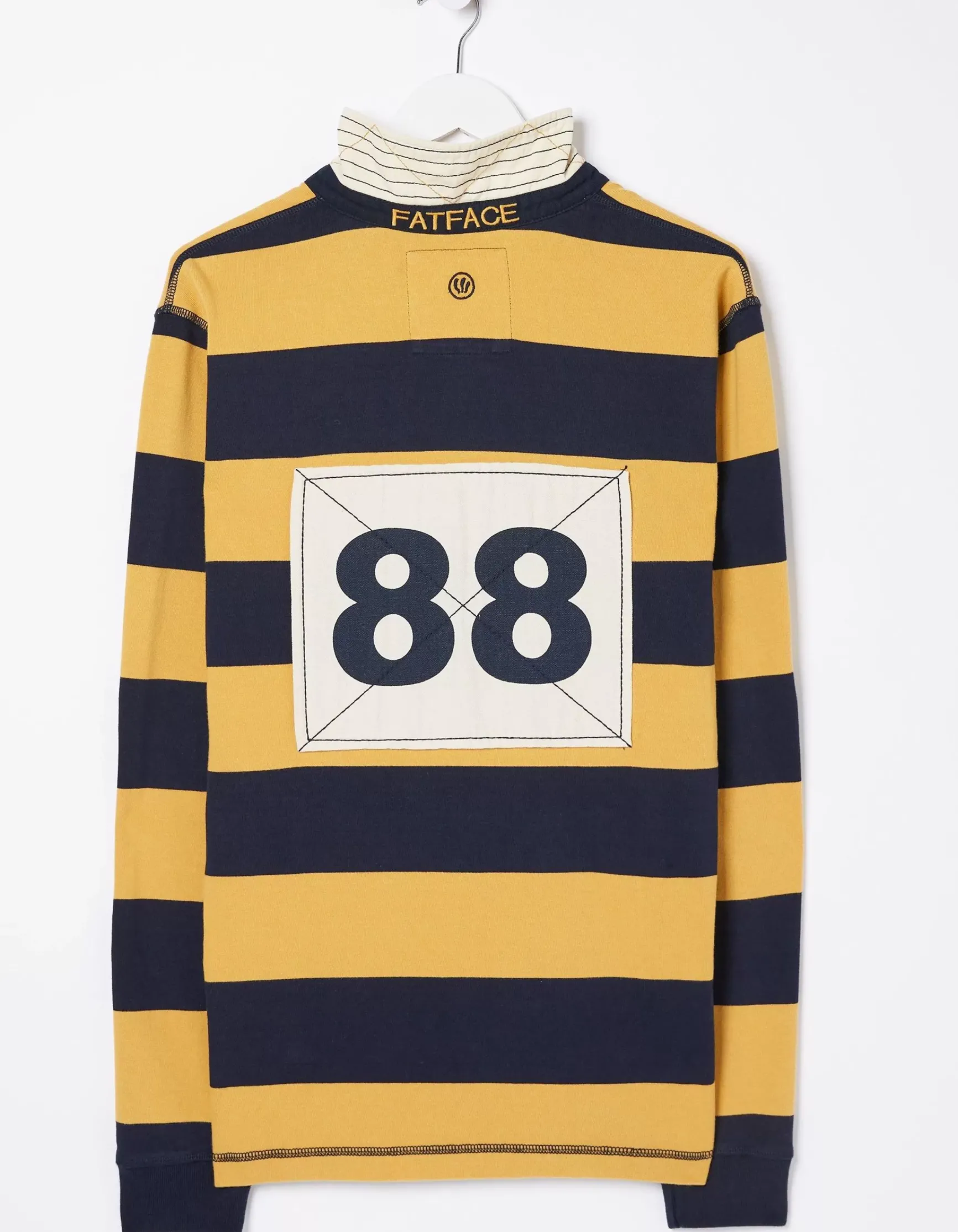 FatFace Block Stripe 88 Rugby Shirt|Men T-Shirts