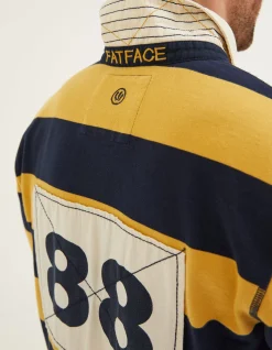 FatFace Block Stripe 88 Rugby Shirt|Men T-Shirts