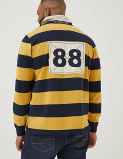 FatFace Block Stripe 88 Rugby Shirt|Men T-Shirts