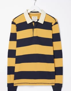 FatFace Block Stripe 88 Rugby Shirt|Men T-Shirts