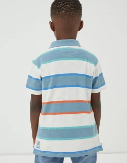 FatFace Block Stripe Polo|Boys View All