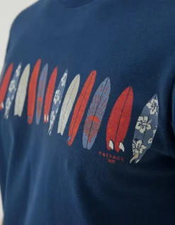 FatFace Board Line Up T-Shirt|Men T-Shirts