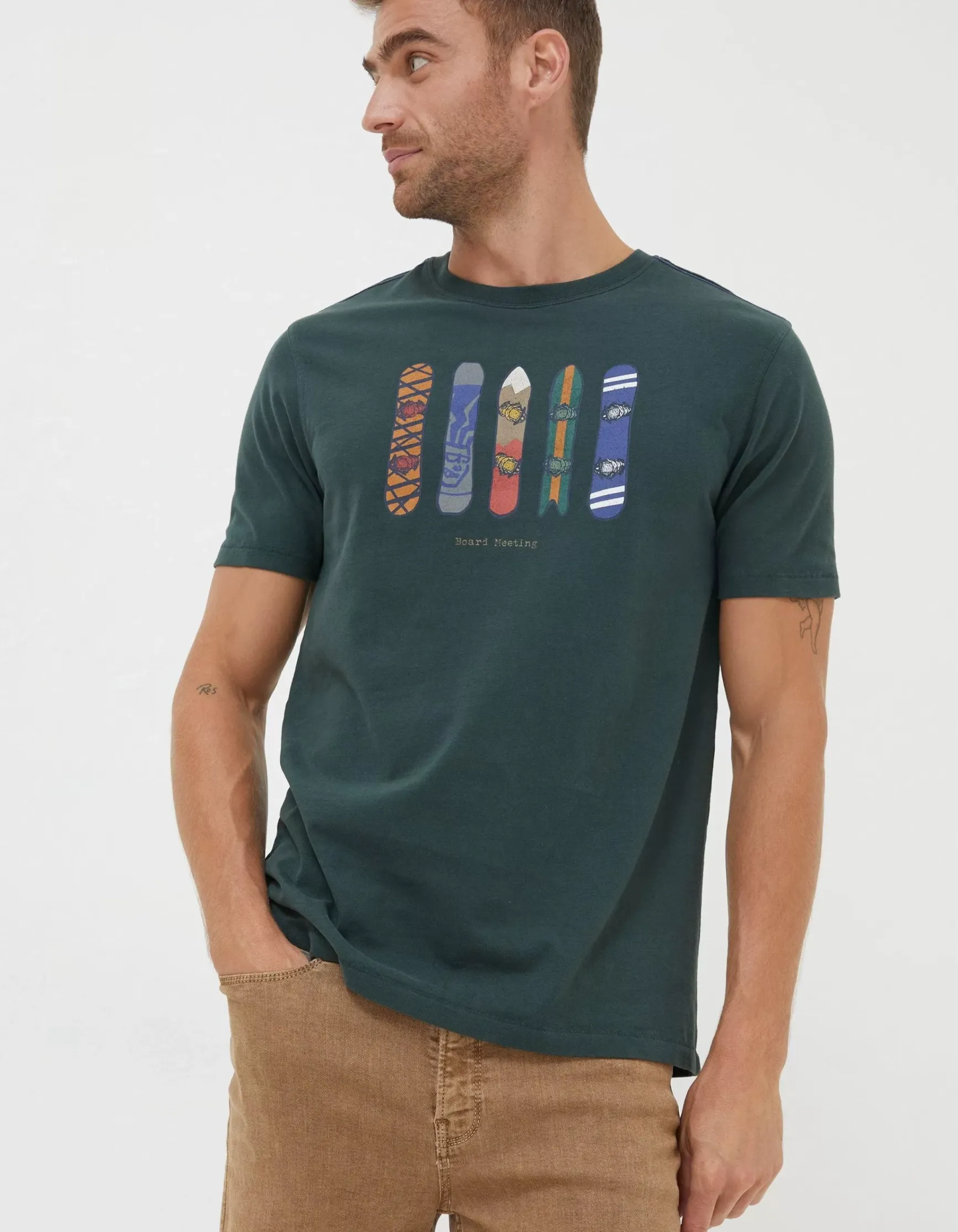 FatFace Board Meeting T-Shirt|Men View All