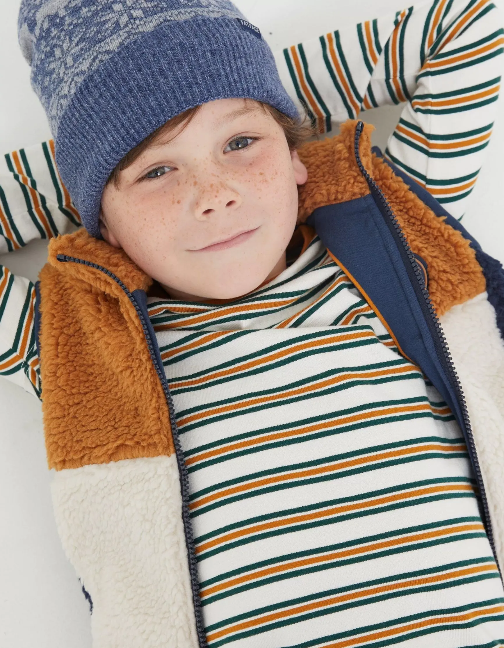 FatFace Bobbi Bear Fairisle Beanie|Kids View All