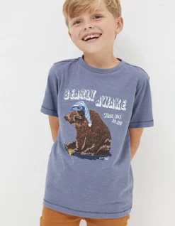 FatFace Bobbi Bear Graphic T-Shirt|Boys T-Shirts & Polos