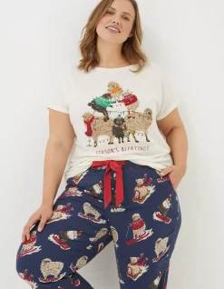 FatFace Bobbi Bear T-Shirt|Women Nightwear & Loungewear
