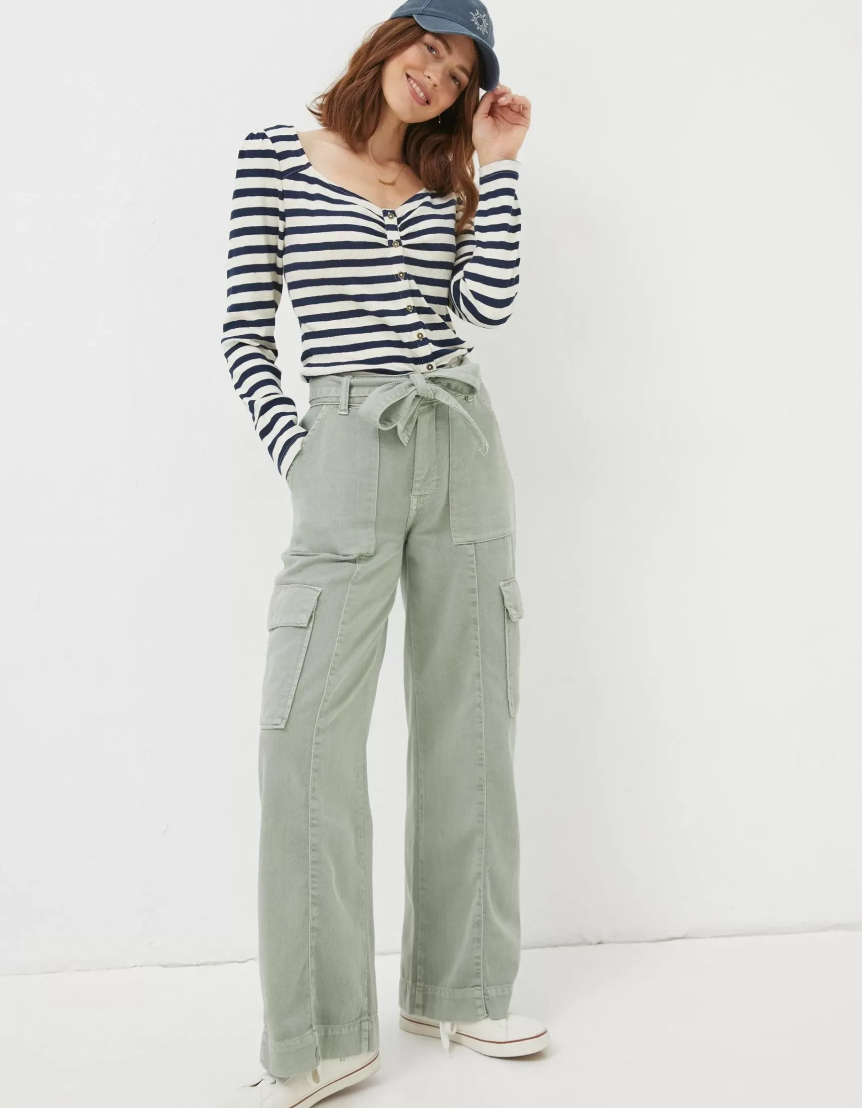 FatFace Bodi Belted Cargo Trouser|Women View All