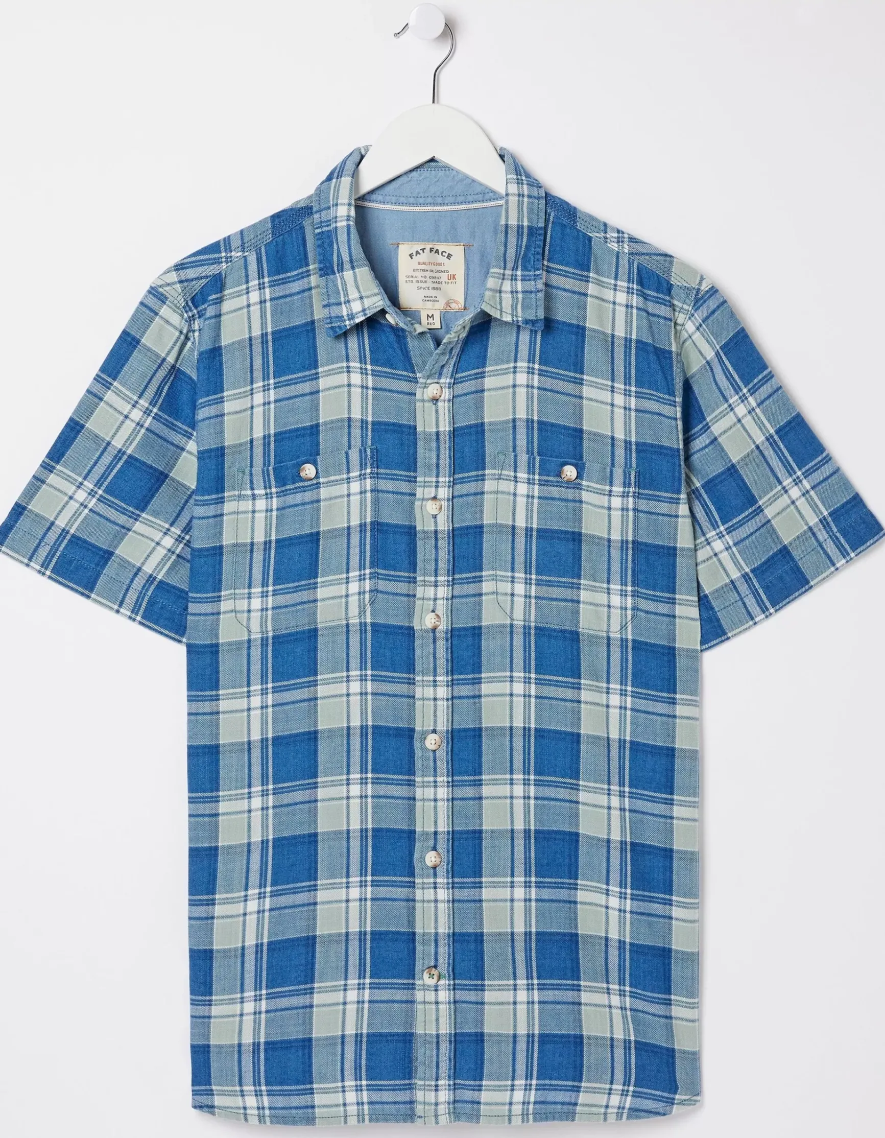 FatFace Bodmin Indigo Check Shirt|Men View All