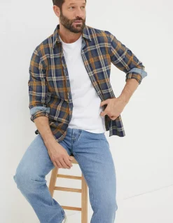 FatFace Bonby Indigo Check Shirt|Men View All