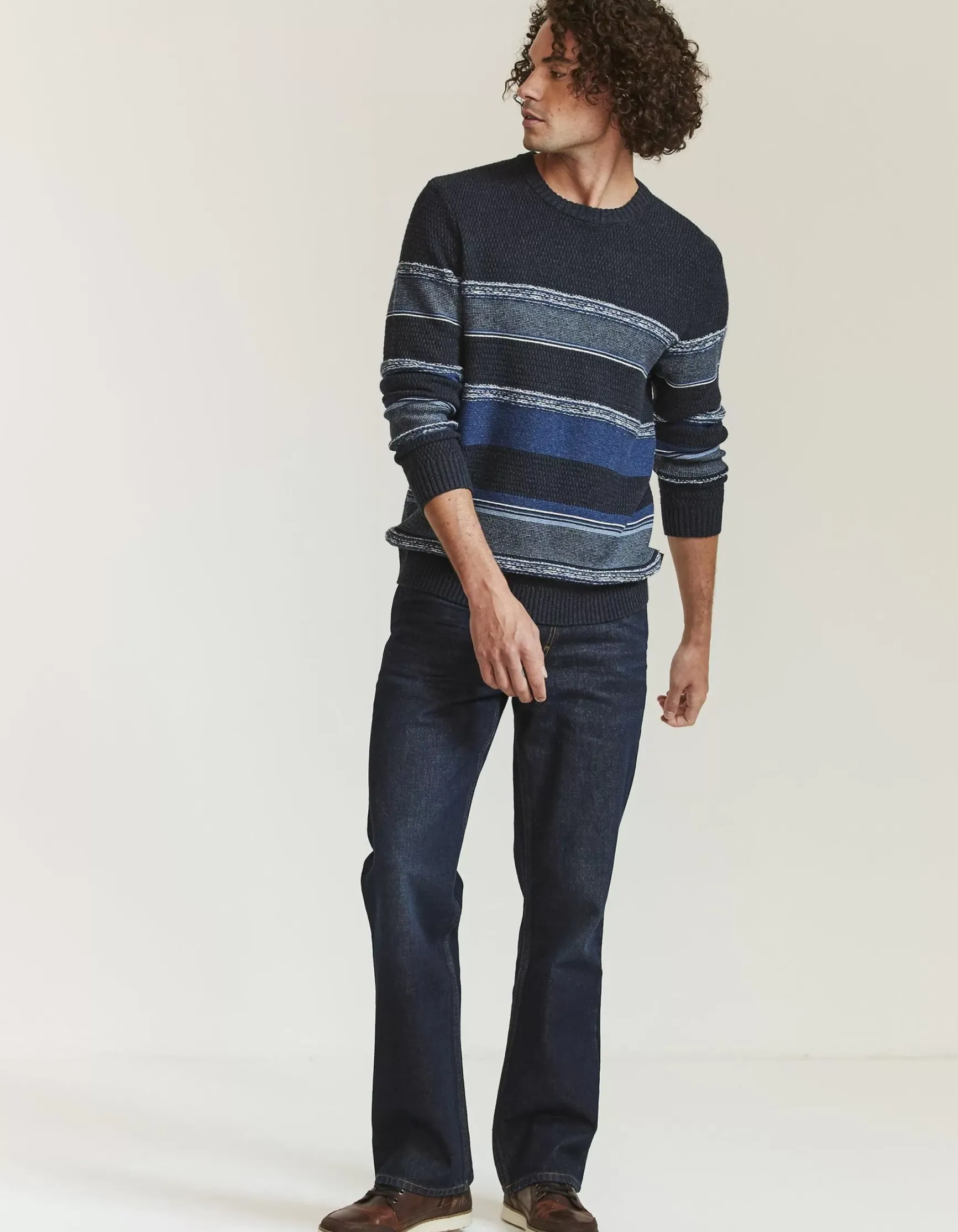 FatFace Bootcut Dark Vintage Wash Jeans|Men Jeans