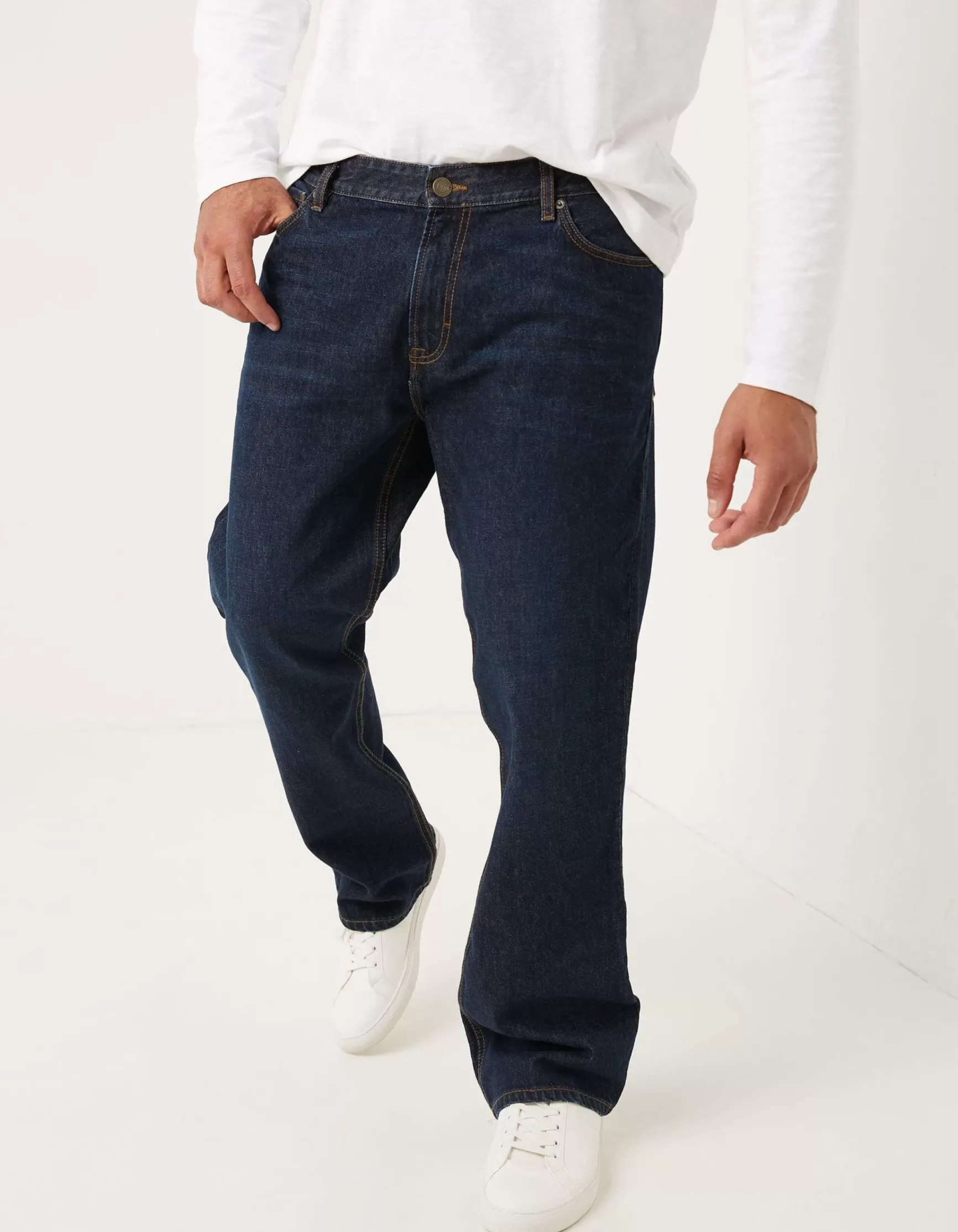 FatFace Bootcut Dark Vintage Wash Jeans|Men Jeans