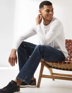 FatFace Bootcut Mid Wash Jeans|Men Jeans