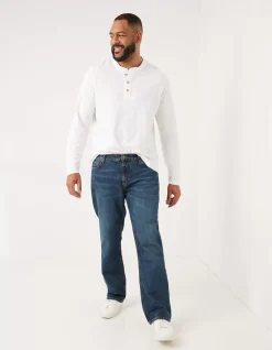 FatFace Bootcut Mid Wash Jeans|Men Jeans