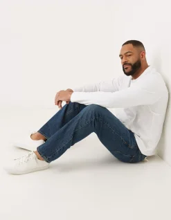 FatFace Bootcut Mid Wash Jeans|Men Jeans