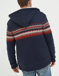 FatFace Borg Lined Fairisle Hoodie|Men View All