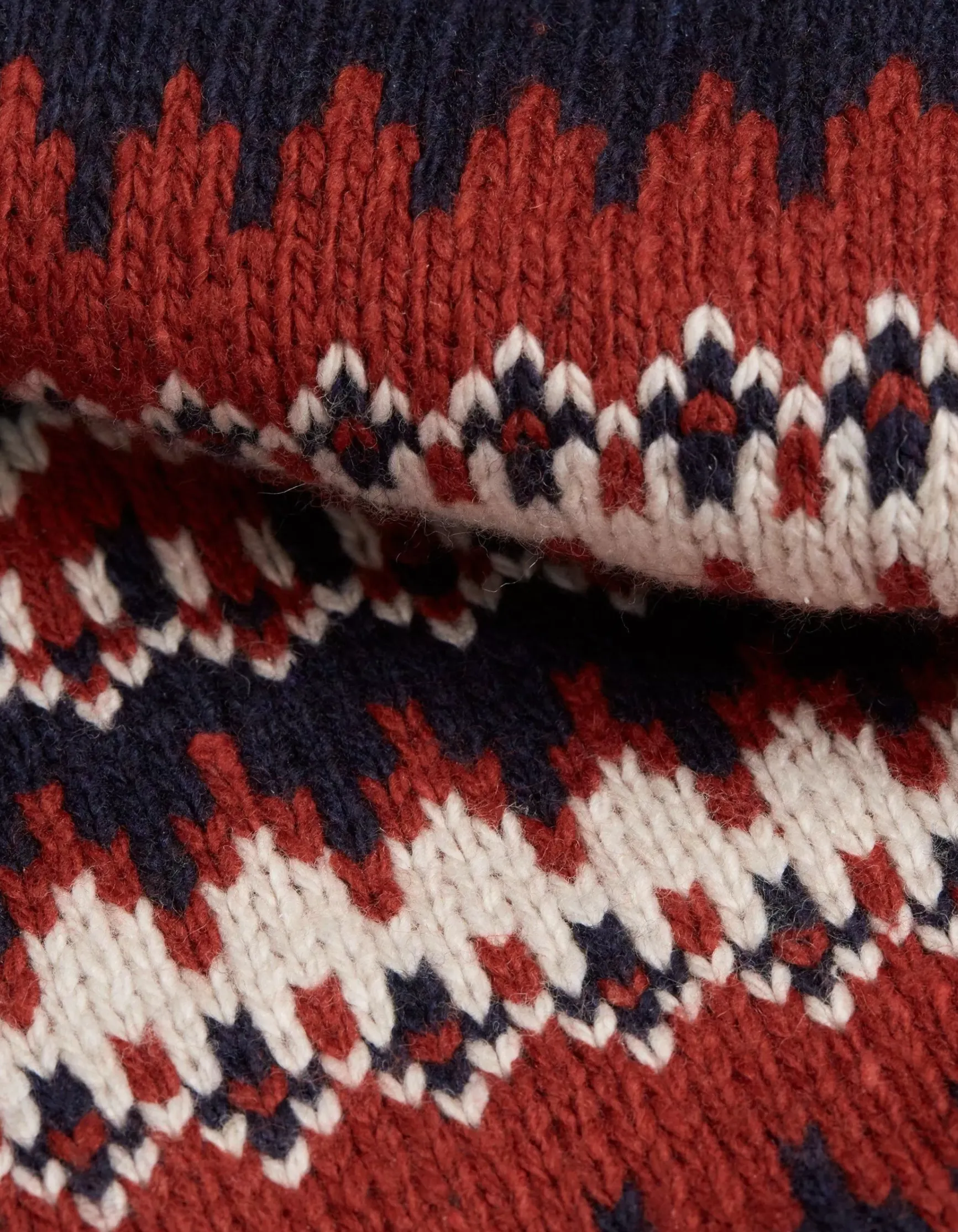 FatFace Borg Lined Fairisle Hoodie|Men View All
