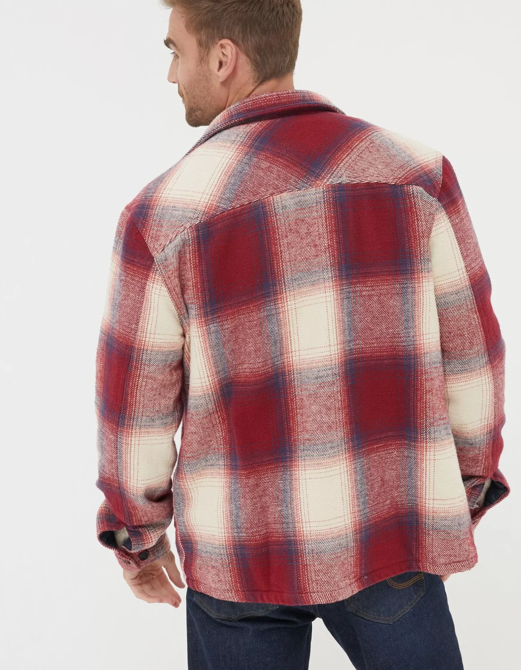 FatFace Boulby Check Overshirt|Men View All
