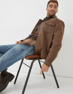 FatFace Bowd Zip Front Overshirt|Men View All