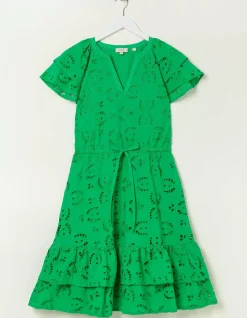 FatFace Brady Broderie Dress|Women Dresses