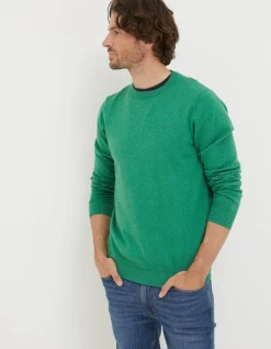 FatFace Braunton Crew Jumper|Men Knitwear