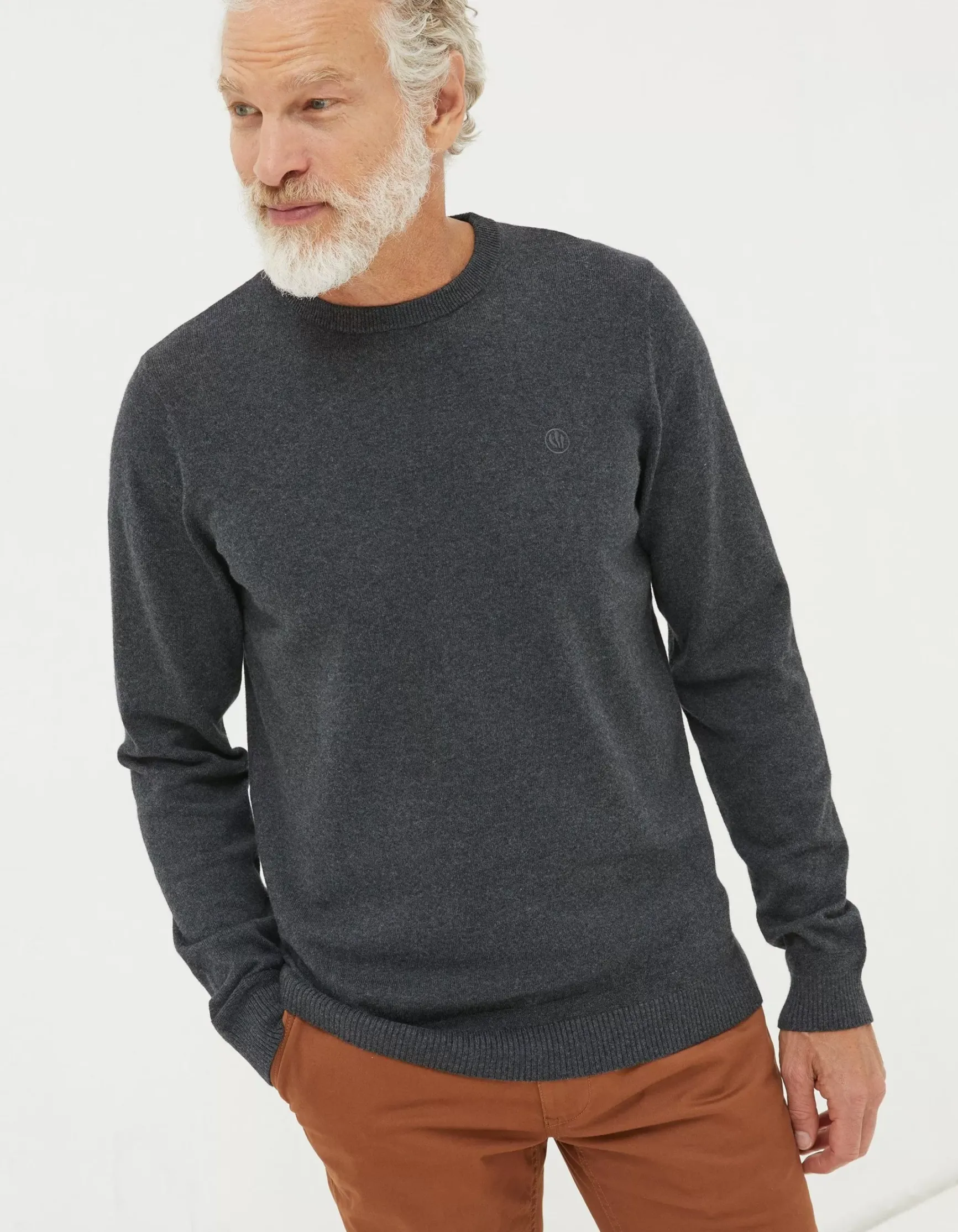 FatFace Braunton Crew Jumper|Men Knitwear