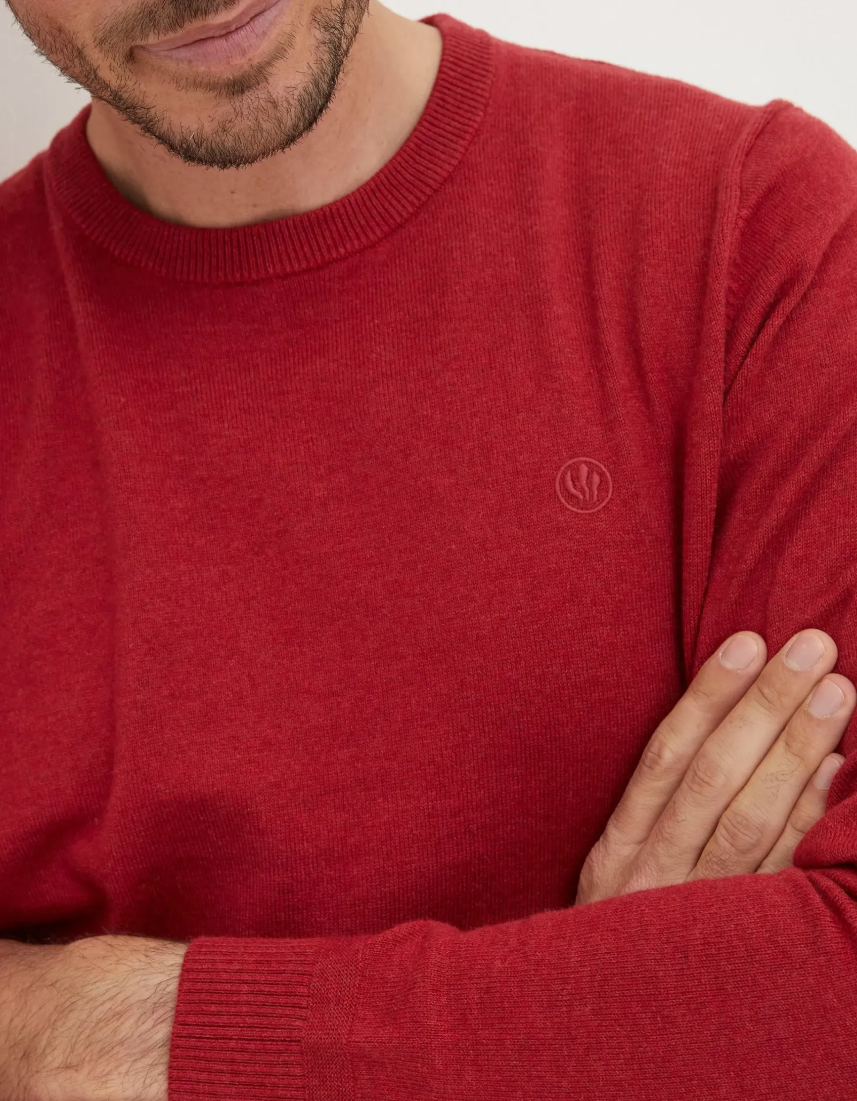 FatFace Braunton Crew Jumper|Men Knitwear