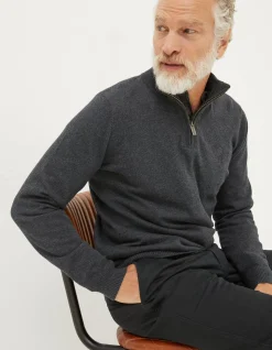 FatFace Braunton Half Neck Jumper|Men Knitwear