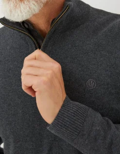 FatFace Braunton Half Neck Jumper|Men Knitwear