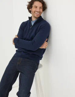FatFace Braunton Half Neck Jumper|Men Knitwear