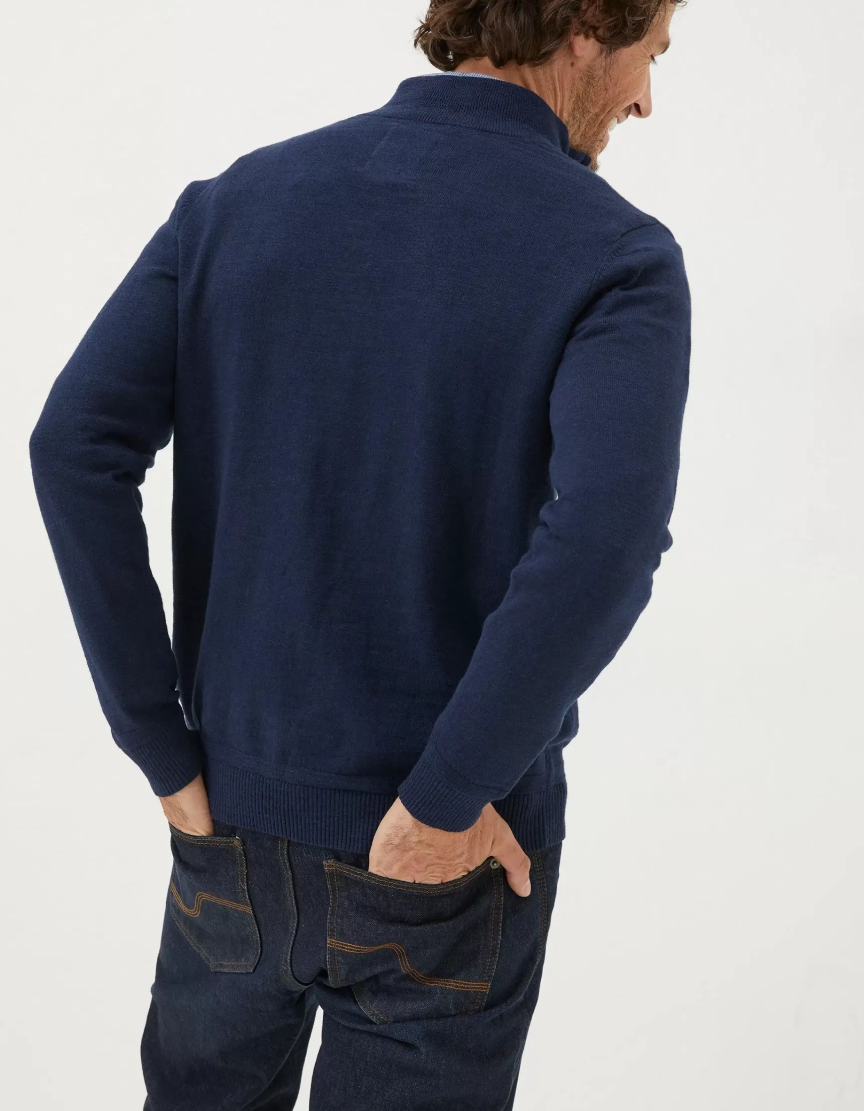 FatFace Braunton Half Neck Jumper|Men Knitwear