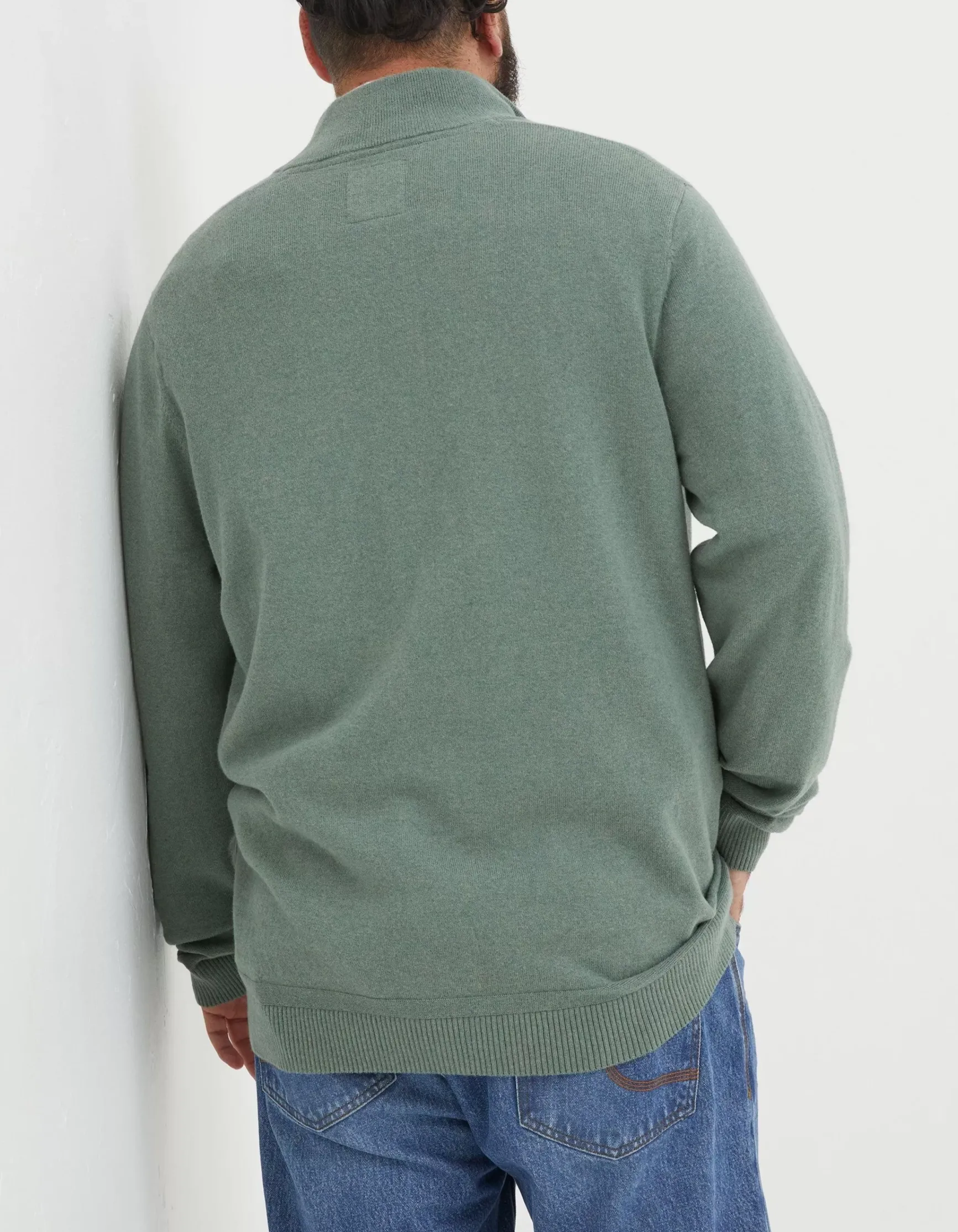 FatFace Braunton Half Neck Jumper|Men Knitwear