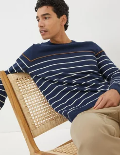 FatFace Braunton Stripe Crew Jumper|Men View All