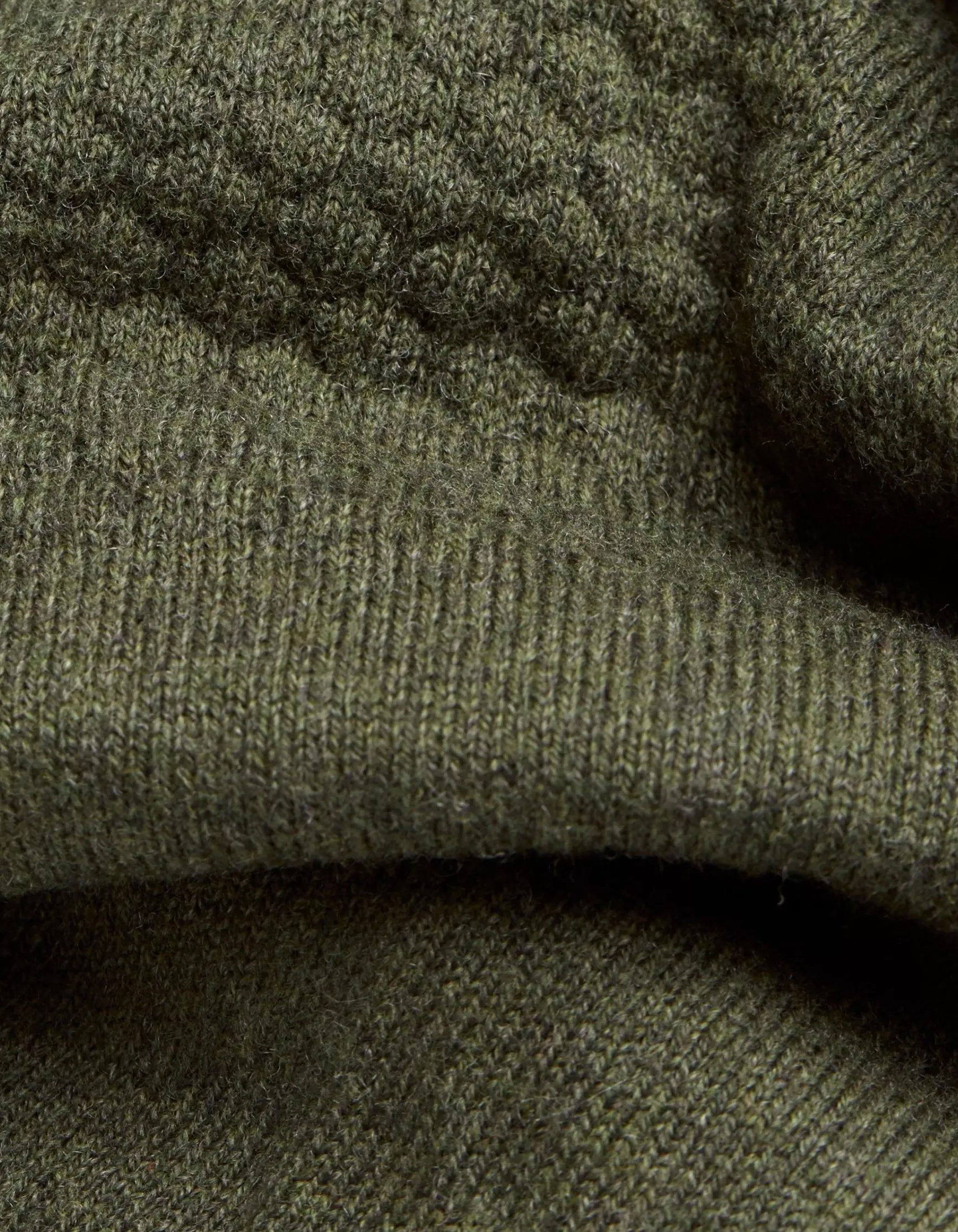 FatFace Braunton Textured Half Neck|Men Knitwear