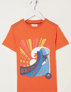 FatFace Brave The Waves Graphic T-Shirt|Boys View All