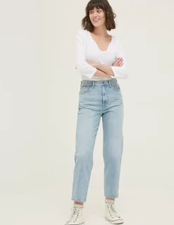 FatFace Bray Barrel Comfort Stretch Jeans|Women Jeans & Dungarees