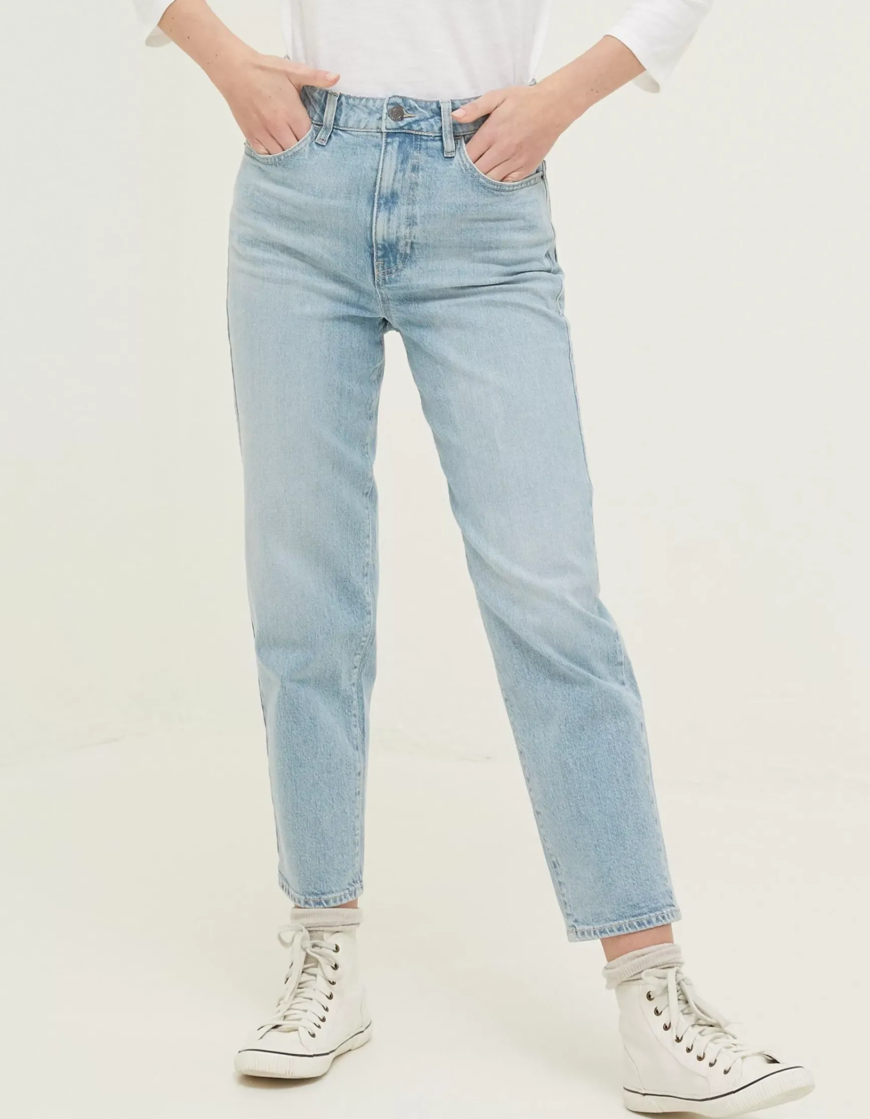 FatFace Bray Barrel Comfort Stretch Jeans|Women Jeans & Dungarees