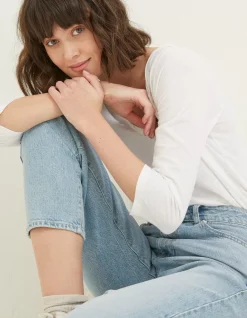 FatFace Bray Barrel Comfort Stretch Jeans|Women Jeans & Dungarees