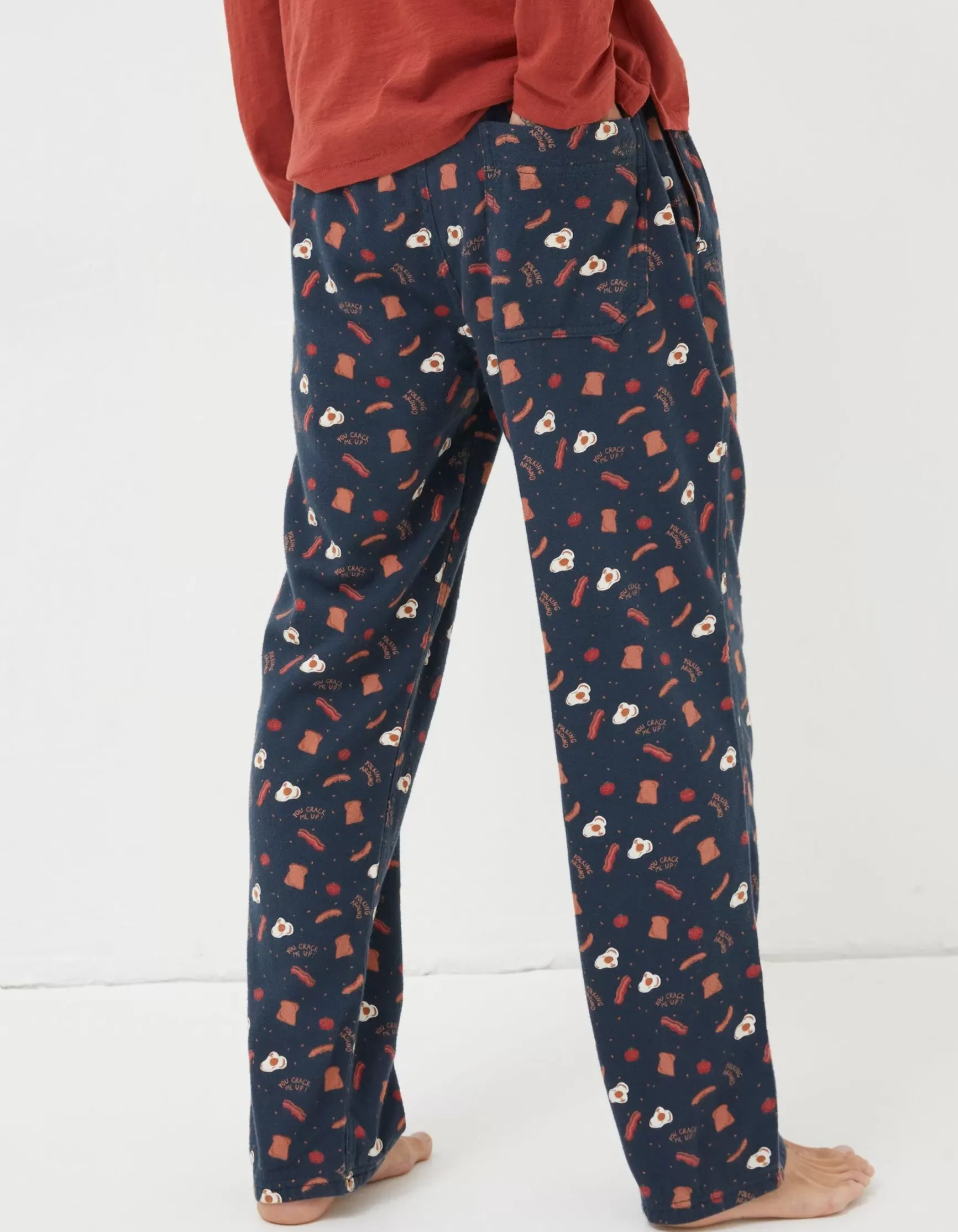 FatFace Breakfast Print Pyjama Bottoms|Men View All