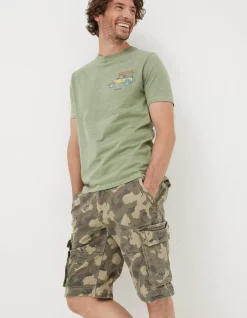 FatFace Breakyard Camo Cargo Shorts|Men Shorts