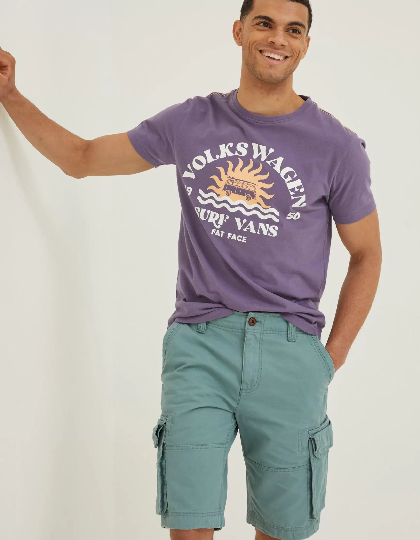 FatFace Breakyard Cargo Shorts|Men Shorts