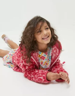 FatFace Bright Blooms Zip Through Fleece|Girls View All