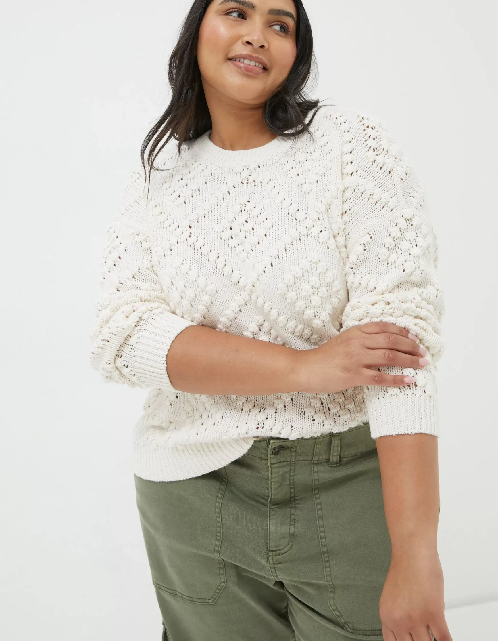 FatFace Brittany Bobble Jumper|Women View All