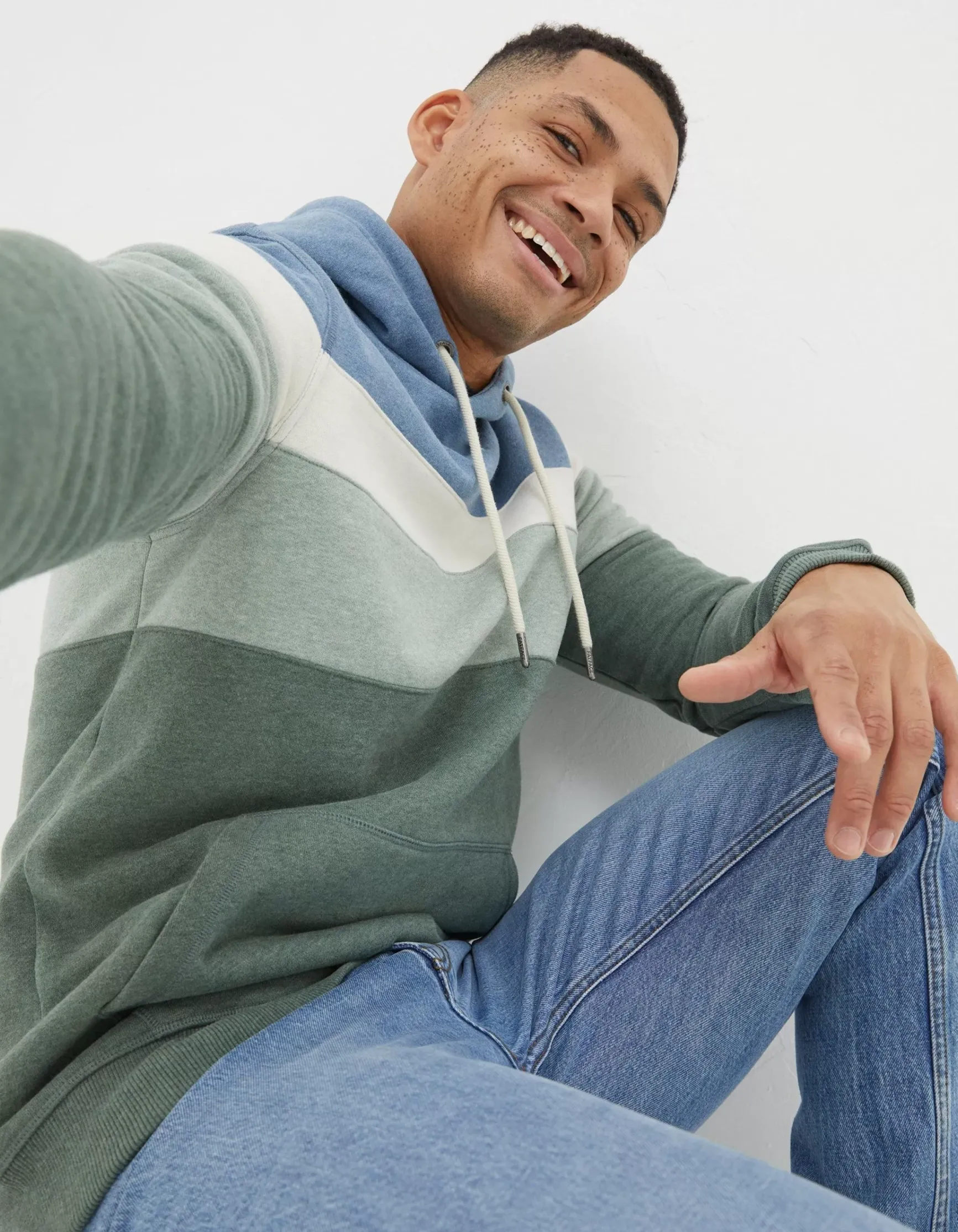 FatFace Brooke Cut And Sew Hoodie|Men View All